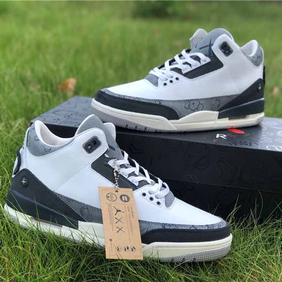 Jordan Kwas X AJ3 Fresh Water White/Light Grey Sneakers - EUR FASHION