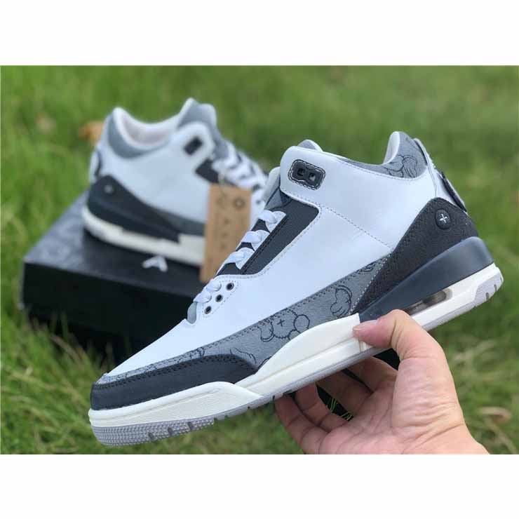 Jordan Kwas X AJ3 Fresh Water White/Light Grey Sneakers - EUR FASHION