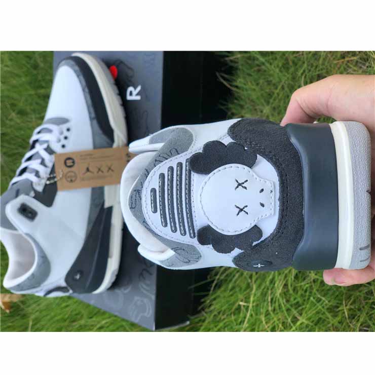 Jordan Kwas X AJ3 Fresh Water White/Light Grey Sneakers - EUR FASHION