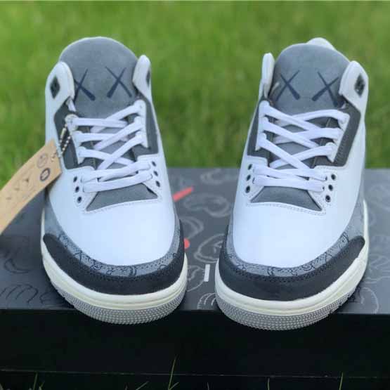 Jordan Kwas X AJ3 Fresh Water White/Light Grey Sneakers - EUR FASHION