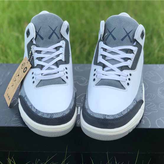 Jordan Kwas X AJ3 Fresh Water White/Light Grey Sneakers - EUR FASHION