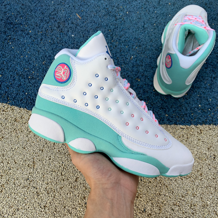 Jordan AJ13 Aurora Green 439358-100 - EUR FASHION