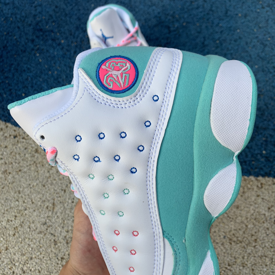 Jordan AJ13 Aurora Green 439358-100 - EUR FASHION