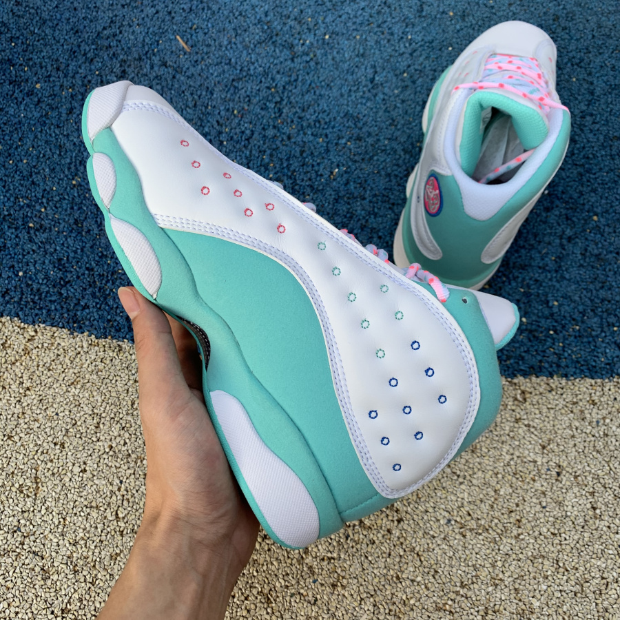 Jordan AJ13 Aurora Green 439358-100 - EUR FASHION