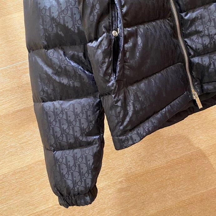 Dior Oblique Print Down Puffer Jacket - EUR FASHION