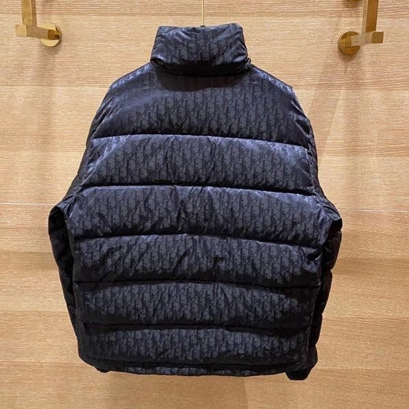 Dior Oblique Print Down Puffer Jacket - EUR FASHION