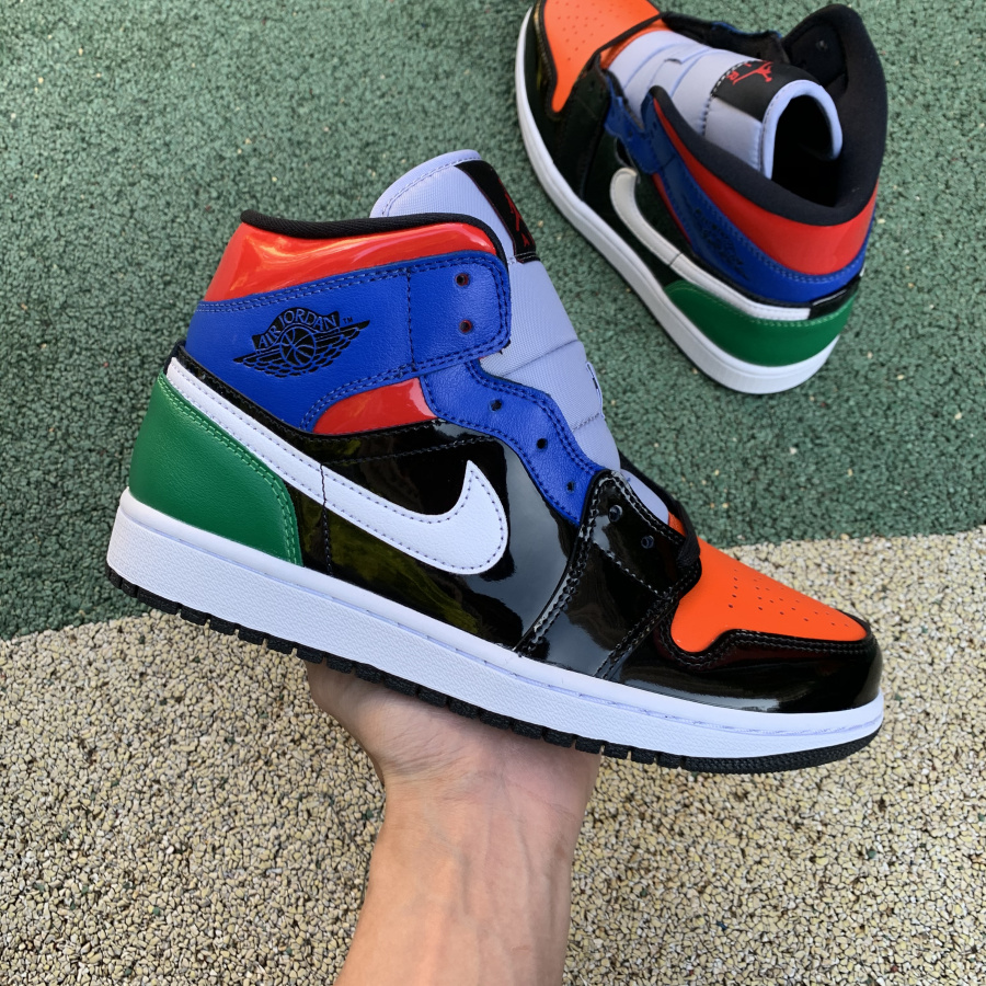 Jordan Air 1 Mid SE “Multicolor Patent” - EUR FASHION