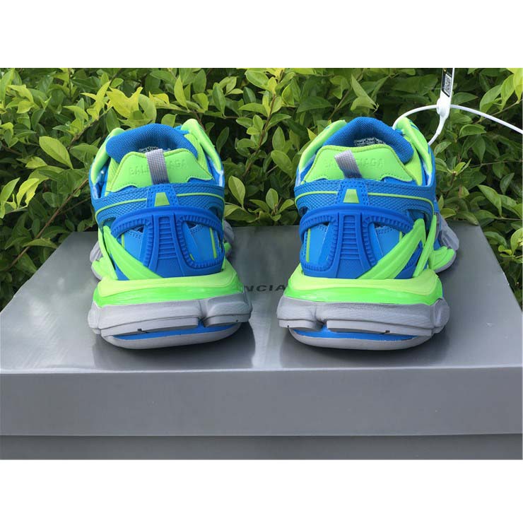 Balenciaga Blue & Green Track.2 Sneakers - EUR FASHION