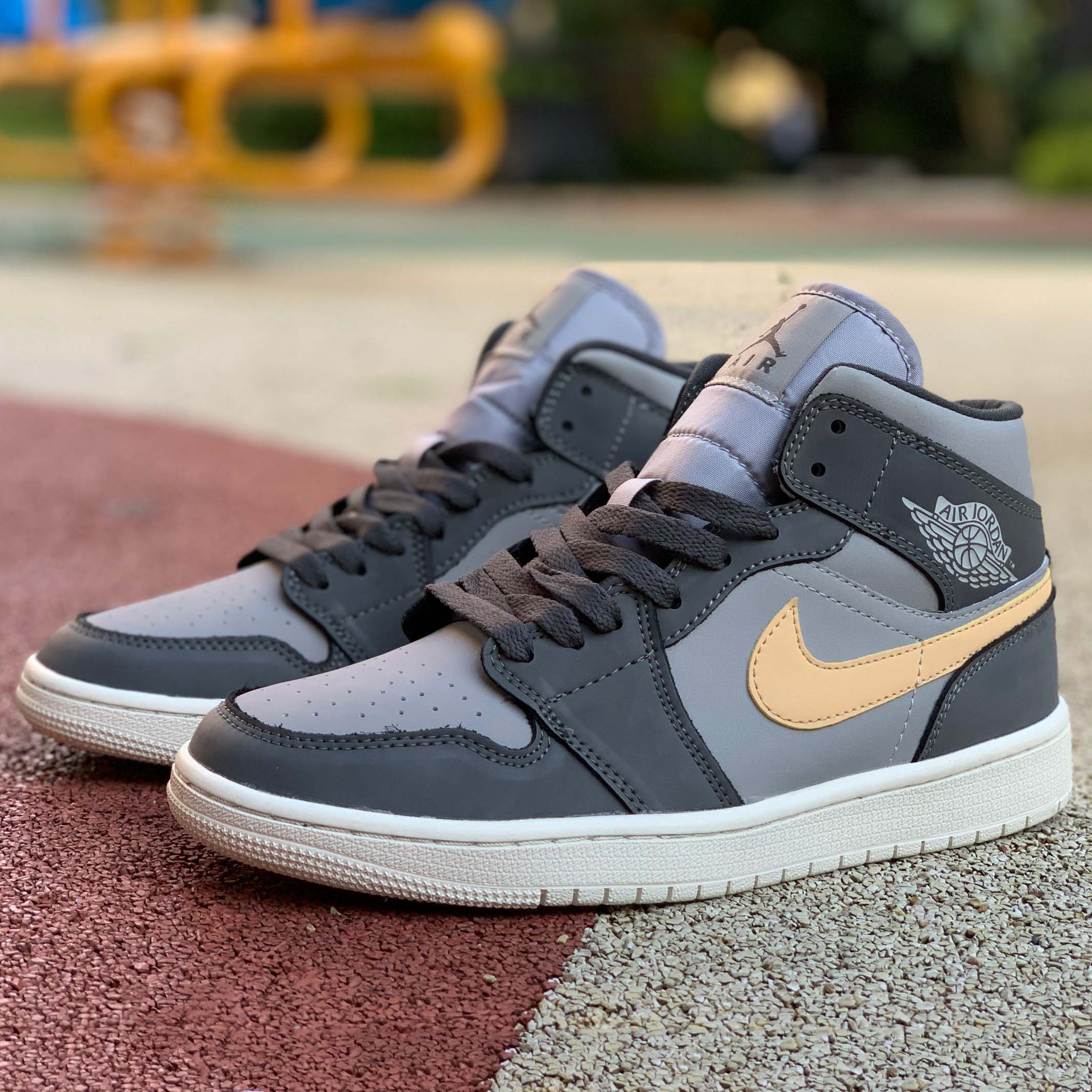 Jordan Air 1 Mid Iron Grey/White Onyx BQ6472 020 - EUR FASHION