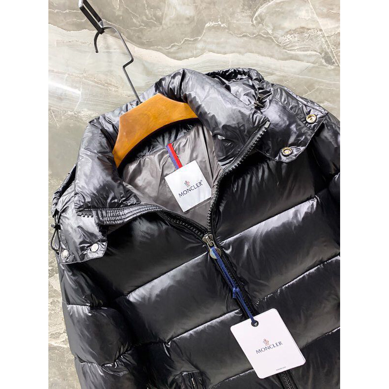 Moncler Black Down Jacket - EUR FASHION