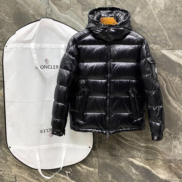 Moncler Black Down Jacket - EUR FASHION
