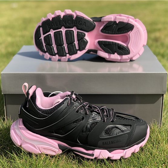 Track Sneakers "Black/Pink"  - EUR FASHION