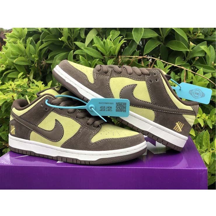 Nike  SB Dunk Low Pro Dark Brown Light Yellow Shoes - EUR FASHION