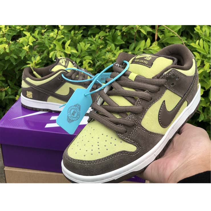 Nike  SB Dunk Low Pro Dark Brown Light Yellow Shoes - EUR FASHION