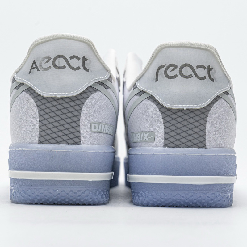 Nike Air Force 1 React White Ice CQ8879-100  - EUR FASHION