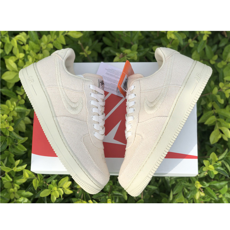 Stussy X Nike Air Force 1 Low Beige - EUR FASHION