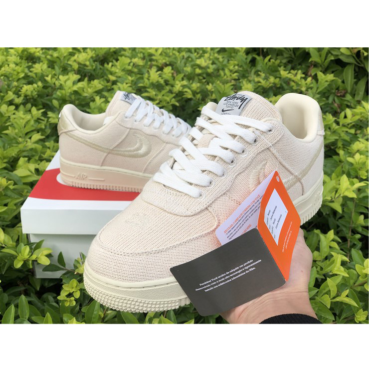 Stussy X Nike Air Force 1 Low Beige - EUR FASHION