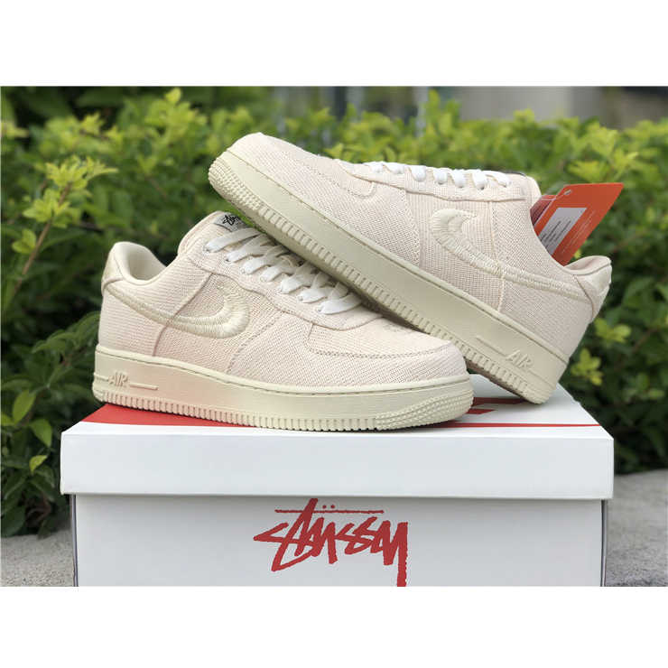 Stussy X Nike Air Force 1 Low Beige - EUR FASHION