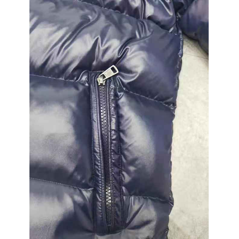Moncler Logo Print Zipper Down Jacket  - EUR FASHION