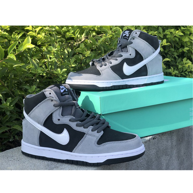Nike SB Dunk High Pro Dark Grey Black White 854851-010 - EUR FASHION