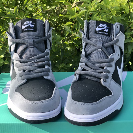 Nike SB Dunk High Pro Dark Grey Black White 854851-010 - EUR FASHION