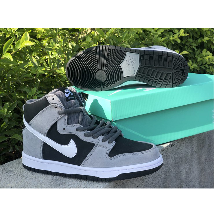 Nike SB Dunk High Pro Dark Grey Black White 854851-010 - EUR FASHION