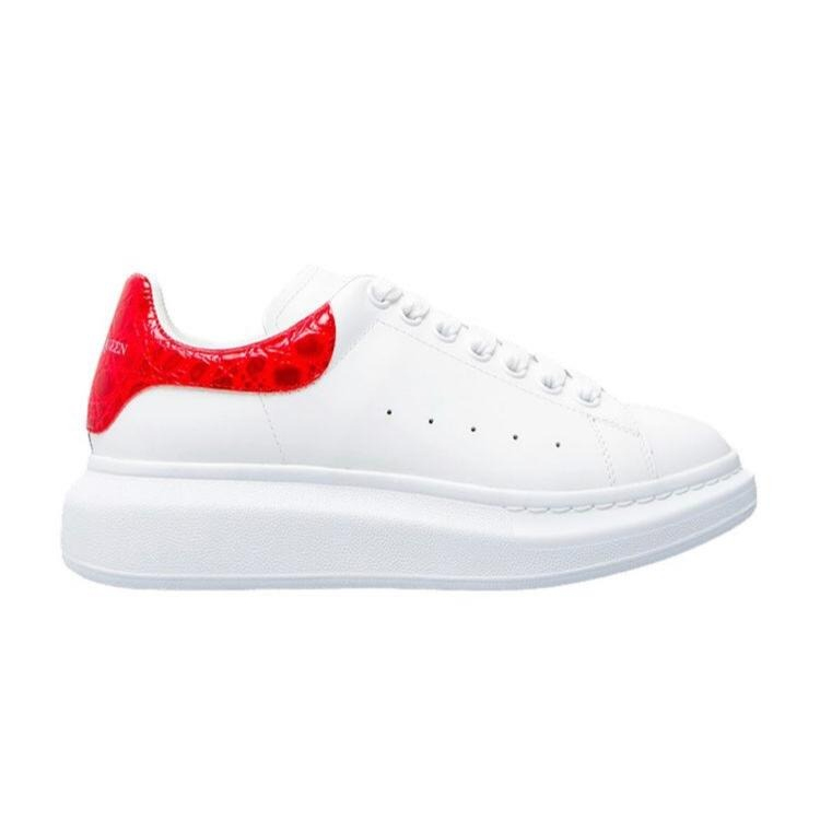 Alexander Mqueen Air Platform Leather Sneakers  - EUR FASHION
