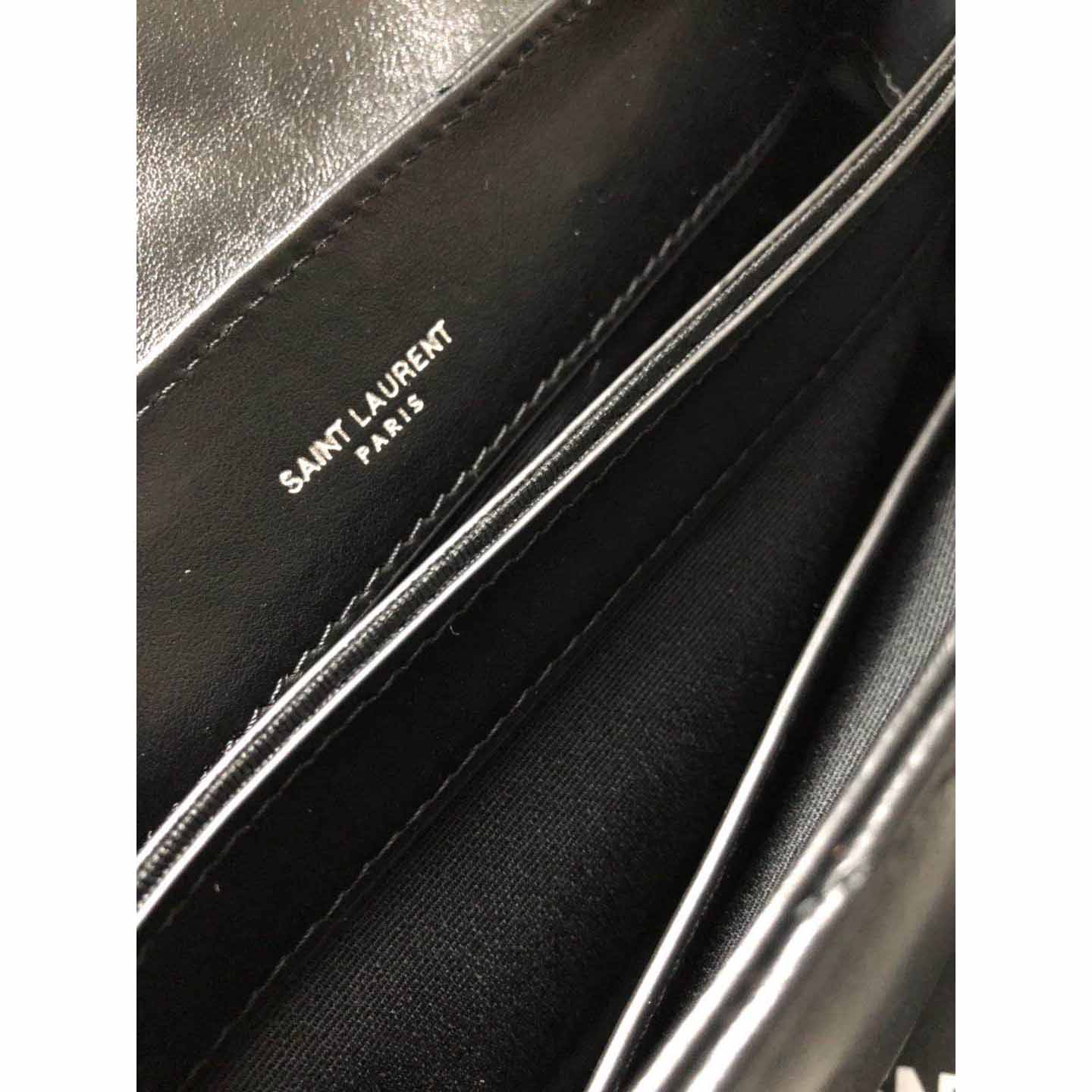 Saint Laurent Black Leather Shoulder Bag  - EUR FASHION