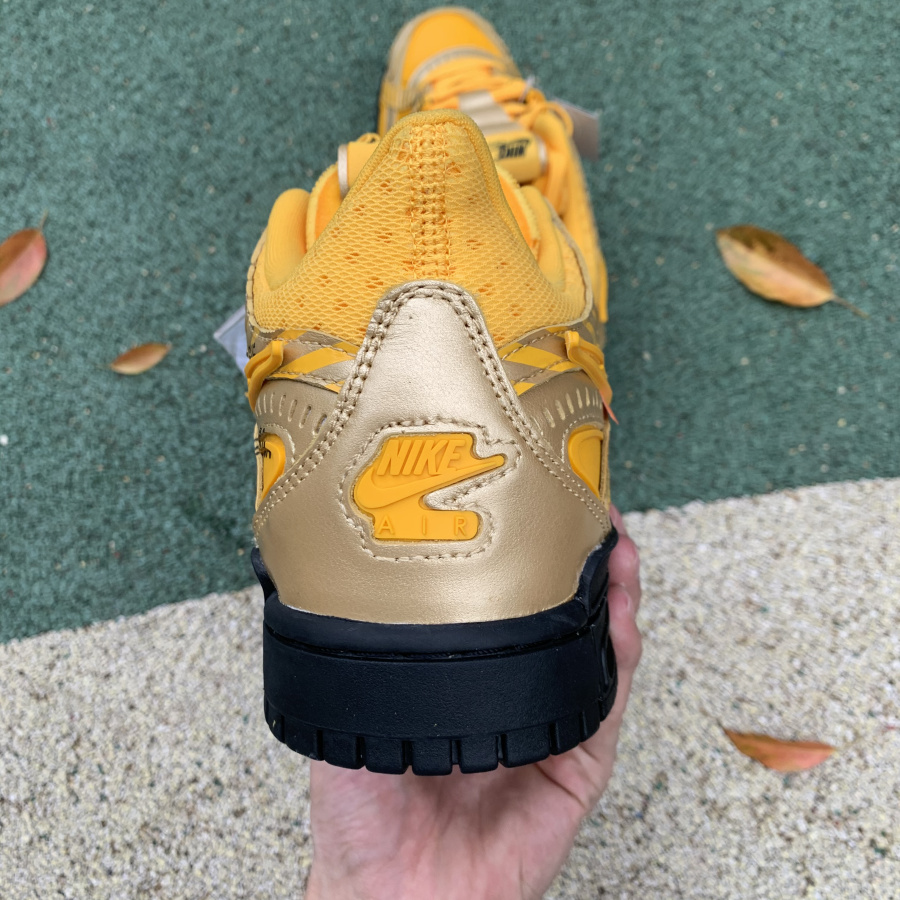Nike Air Rubber Dunk Off-White University Gold - EUR FASHION