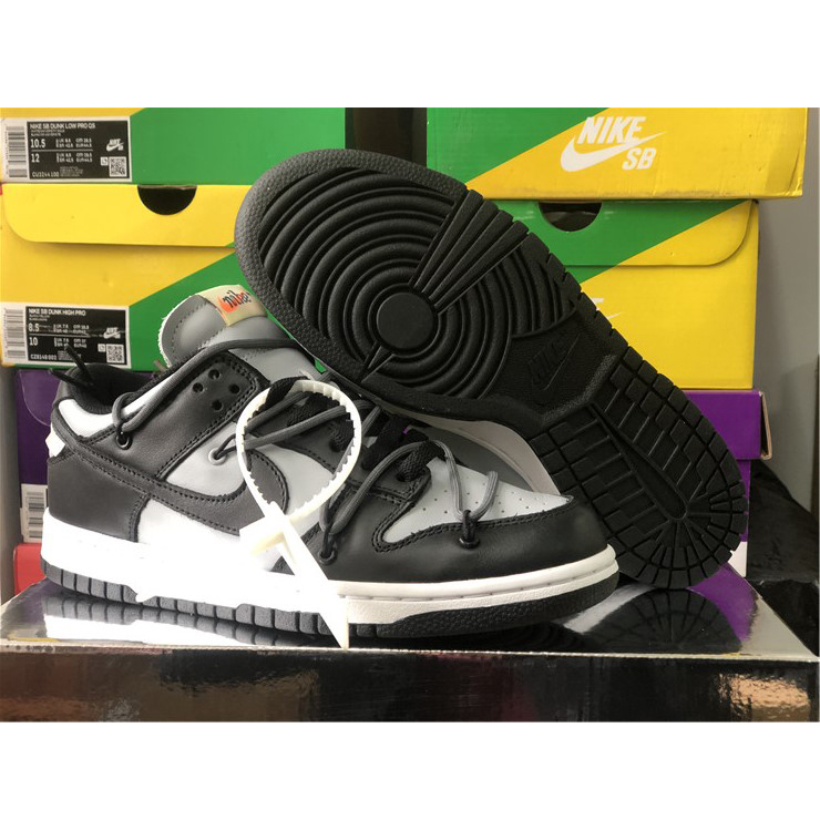 Off-White X Nike Dunk Low Grey Black CT0856-007 - EUR FASHION