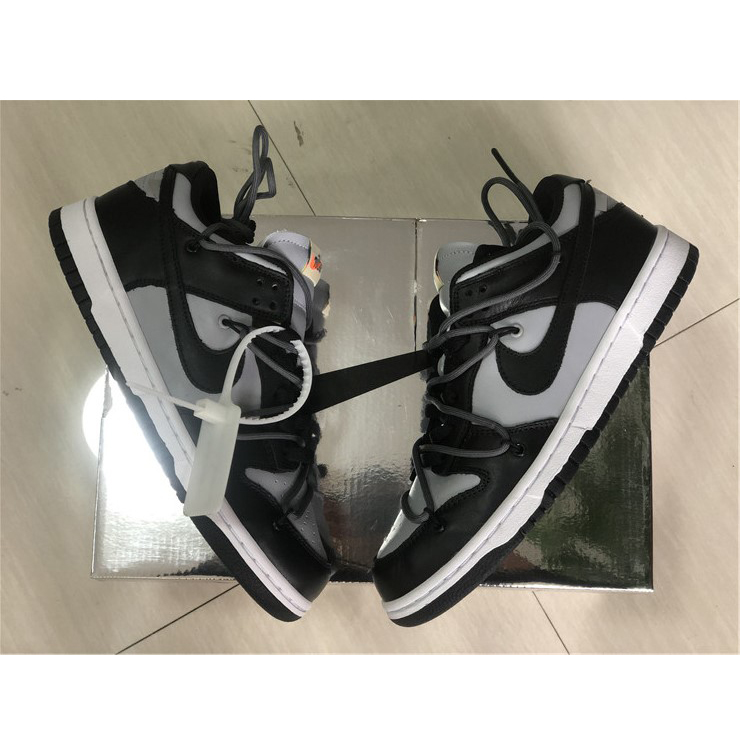 Off-White X Nike Dunk Low Grey Black CT0856-007 - EUR FASHION