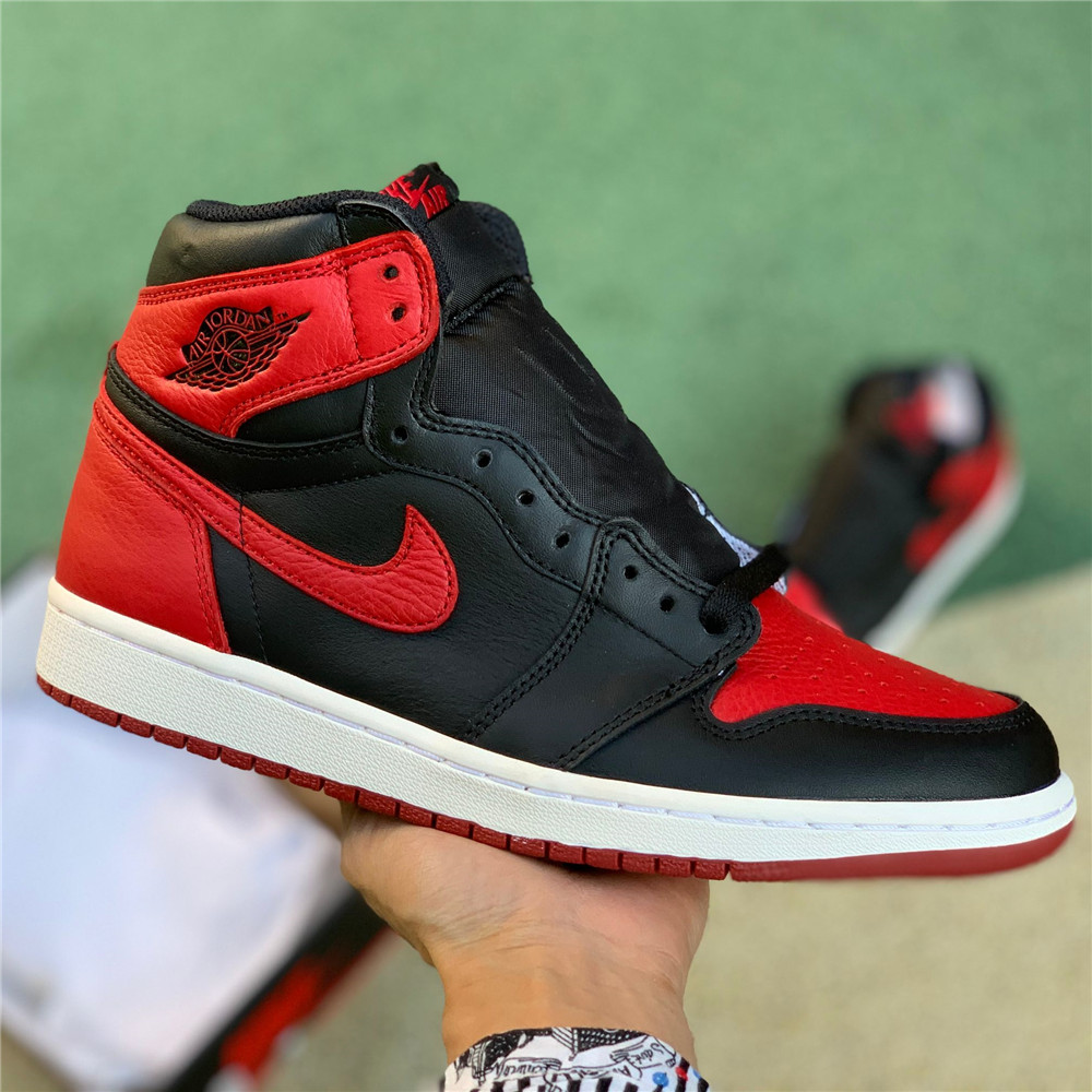 Jordan AJ 1 OG Banned Red Black Sneaker 555088-001 - EUR FASHION
