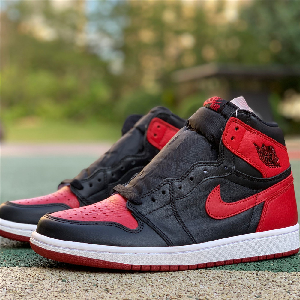 Jordan AJ 1 OG Banned Red Black Sneaker 555088-001 - EUR FASHION