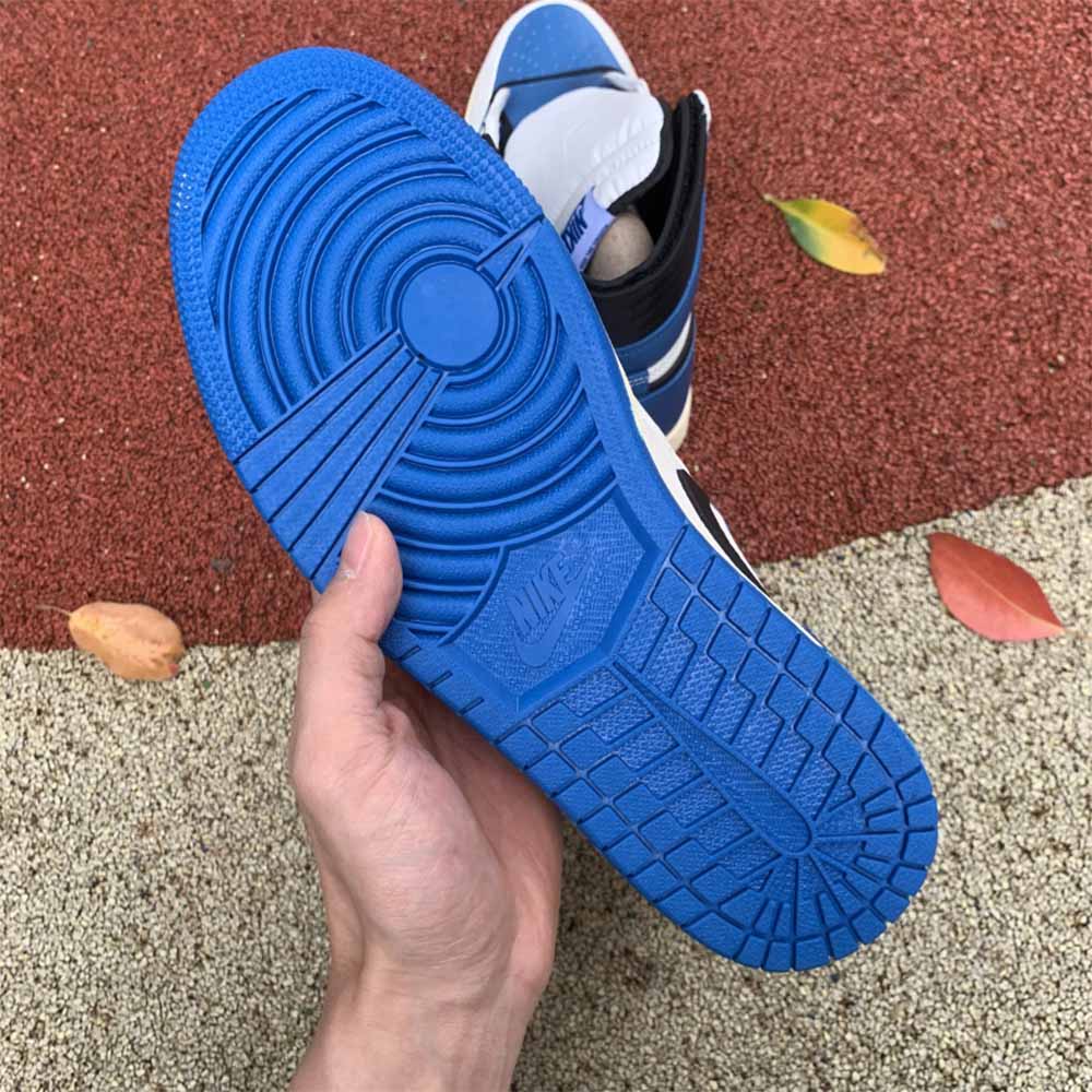 Jordan Travis Scott X Fragment X AJ1 High OG SP “Military Blue” - EUR FASHION