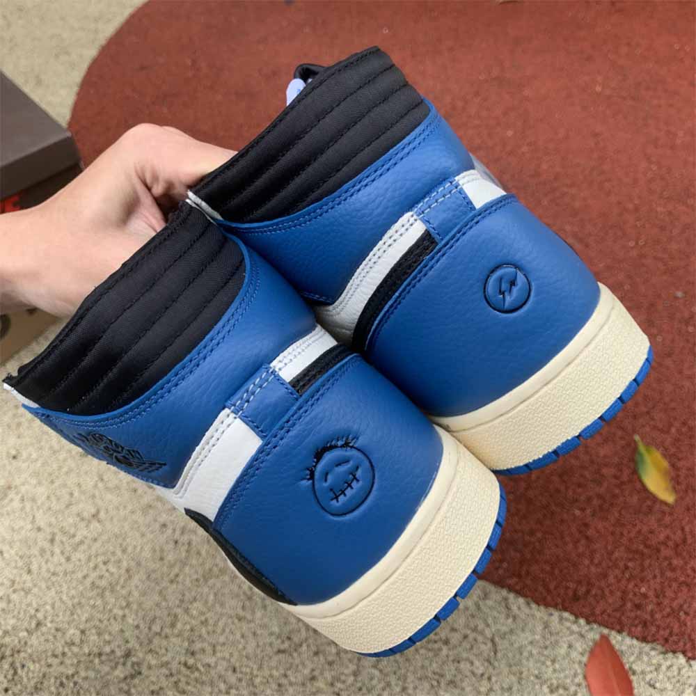 Jordan Travis Scott X Fragment X AJ1 High OG SP “Military Blue” - EUR FASHION