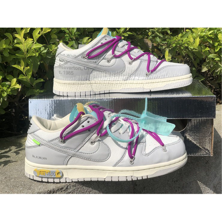 Nike Dunk Low Off-White Lot 21 Sneaker     DM1602-100 - EUR FASHION