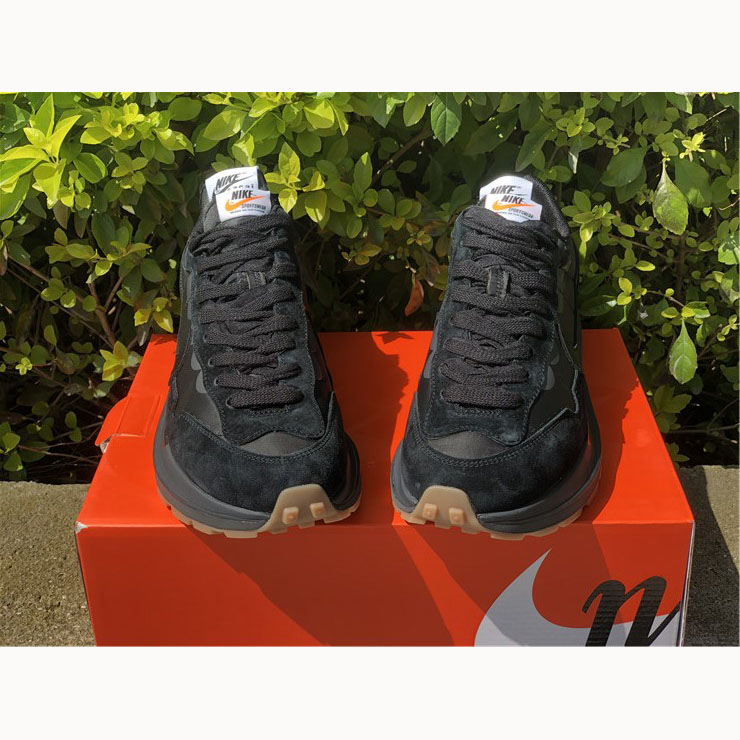 Sacai X Nike VaporWaffle 'Black/Gum' DD1875-001 - EUR FASHION