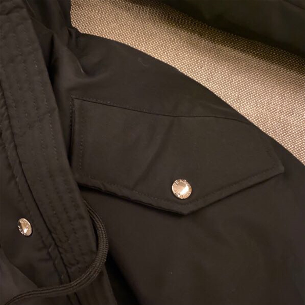 Prada Detachable Long Down Jacket(Black) - EUR FASHION
