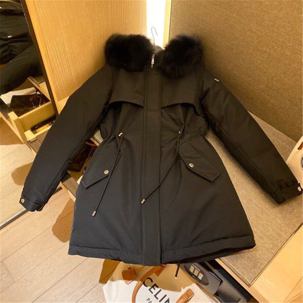 Prada Detachable Long Down Jacket(Black) - EUR FASHION