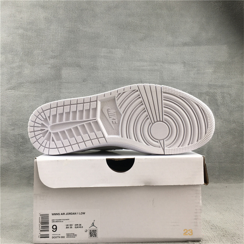 Jordan AJ1 Low Grey Fog Sneaker DC0774-002 - EUR FASHION