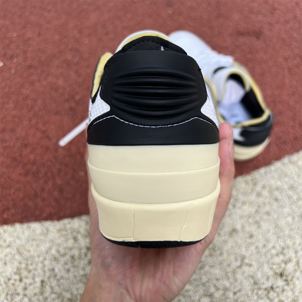 Jordan Offwhite X AJ2 Low “White/Black” Sneakers - EUR FASHION