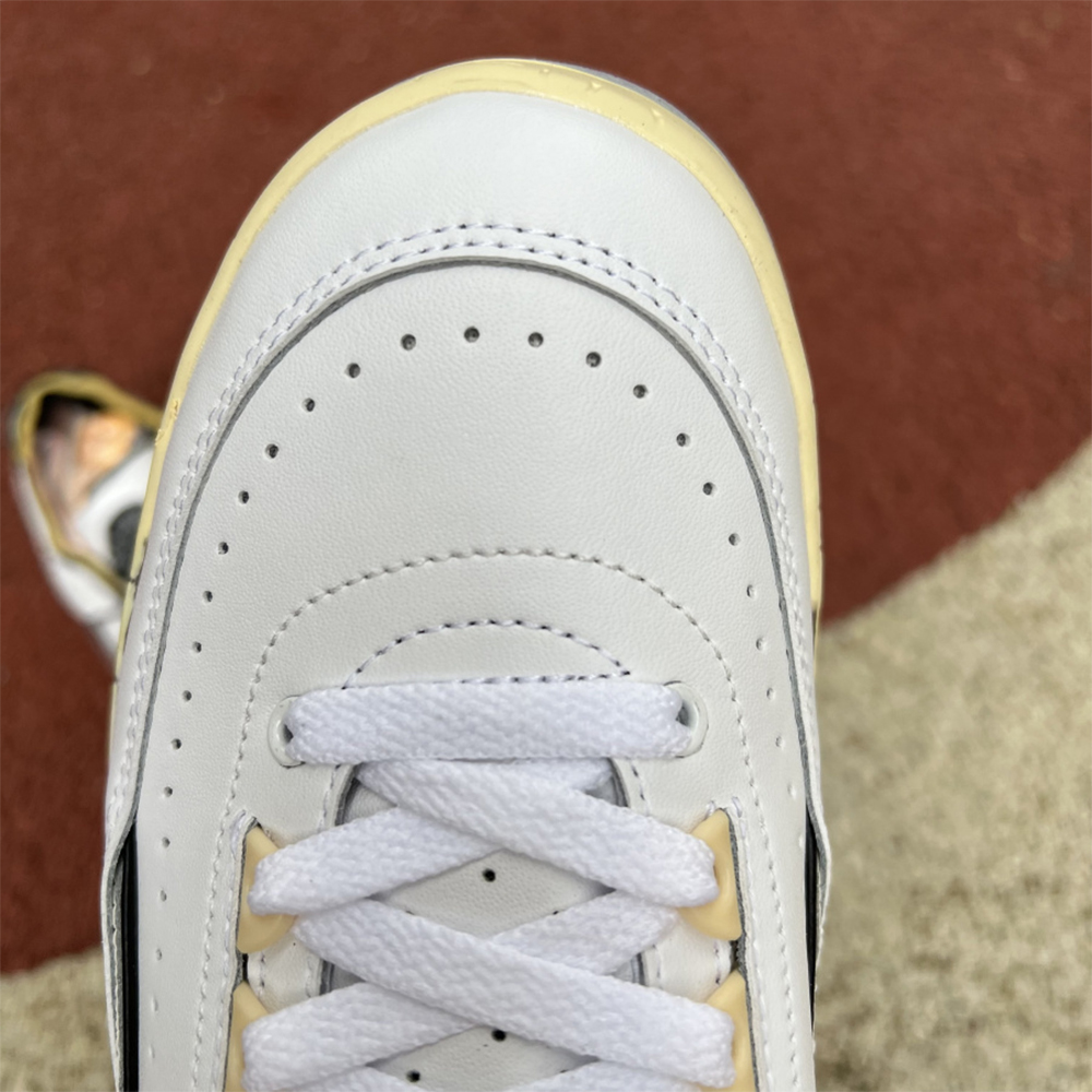 Jordan Offwhite X AJ2 Low “White/Black” Sneakers - EUR FASHION