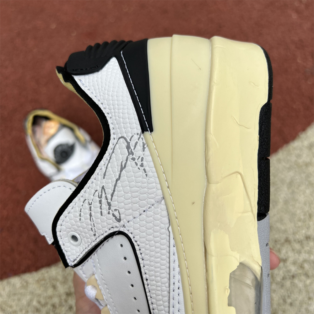 Jordan Offwhite X AJ2 Low “White/Black” Sneakers - EUR FASHION