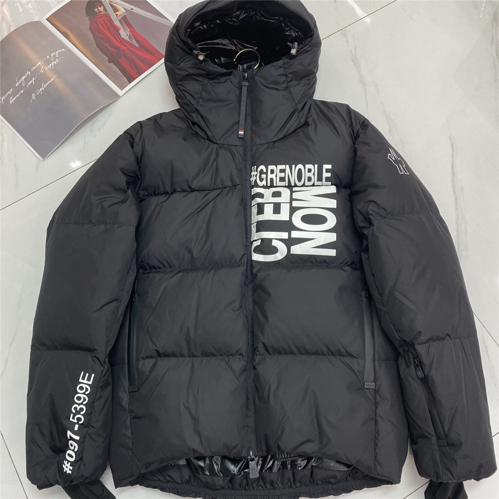 Moncler Grenoble Down Jacket In Black - EUR FASHION