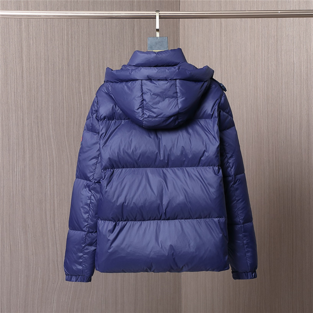 Moncler Montbeliard Short Down Jacket(Blue) - EUR FASHION