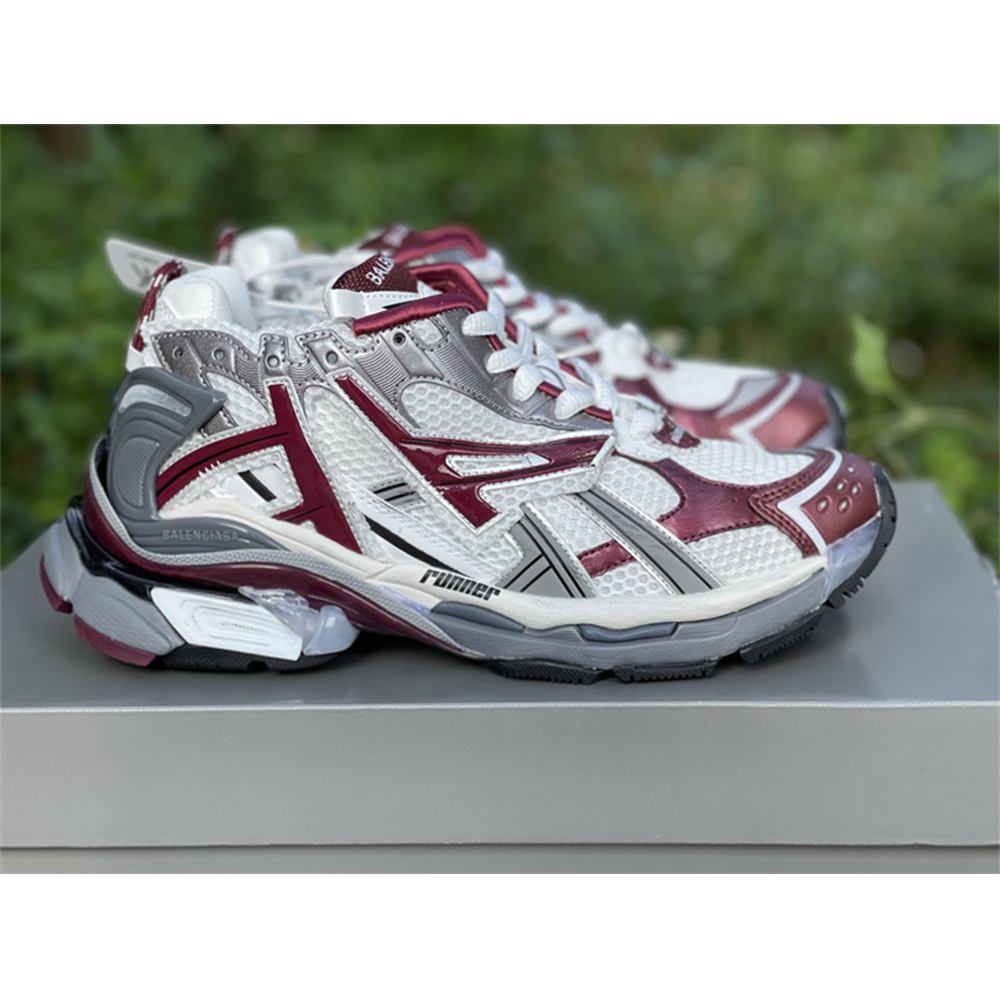 Balenciaga Runner Sneaker In Burgundy - EUR FASHION