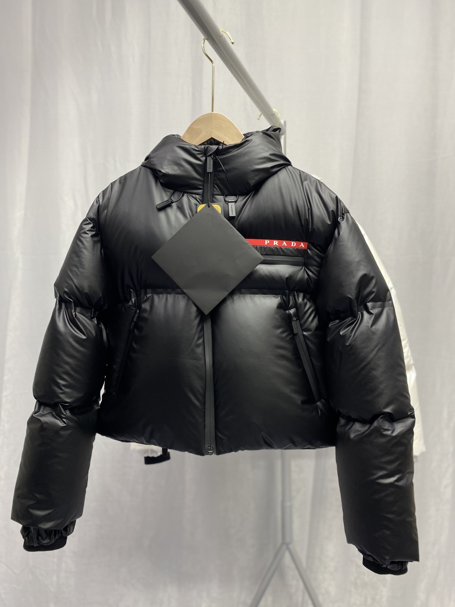 Prada Light Nylon Hooded Puffer Jacket - EUR FASHION