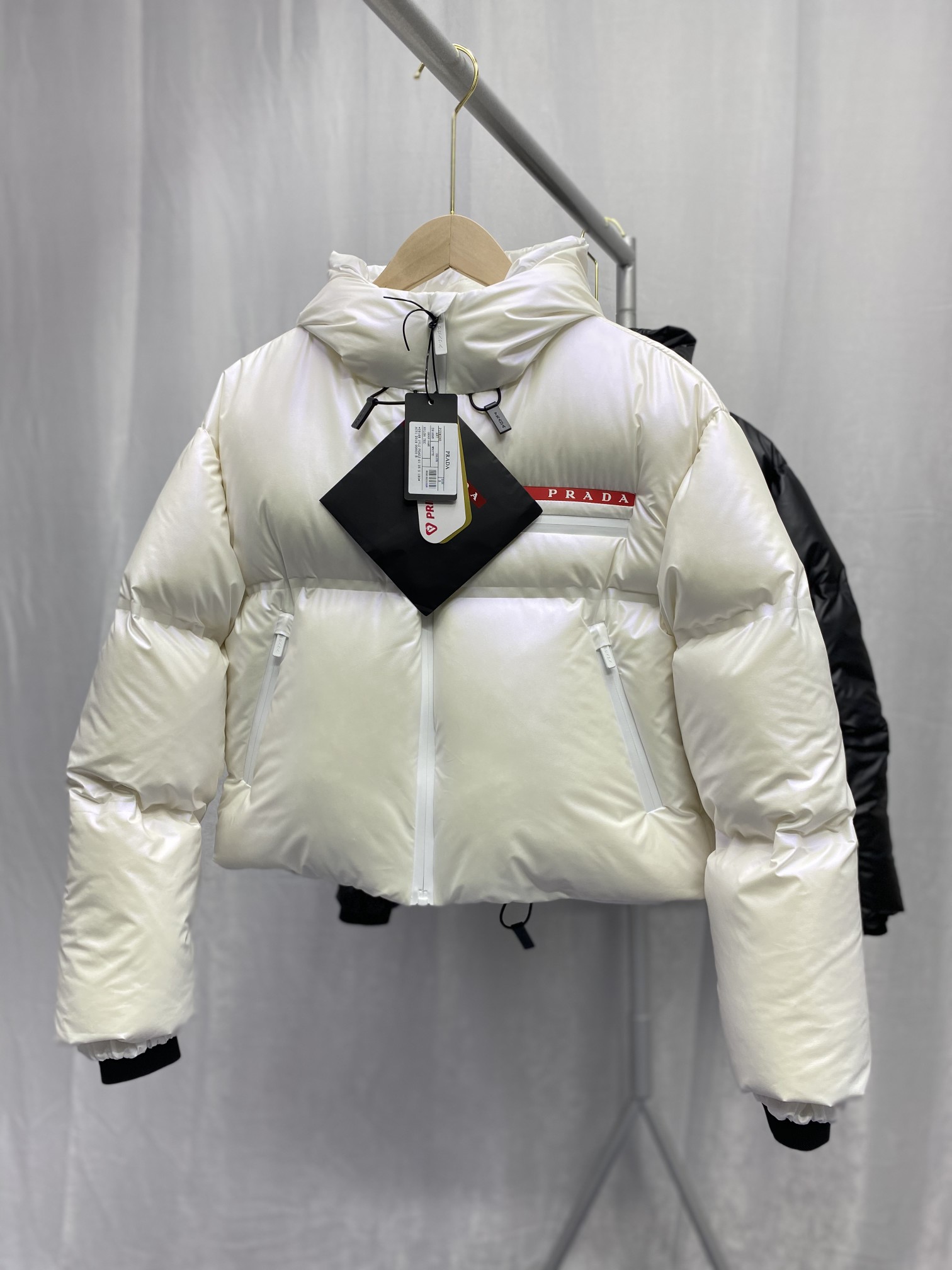 Prada Light Nylon Hooded Puffer Jacket - EUR FASHION