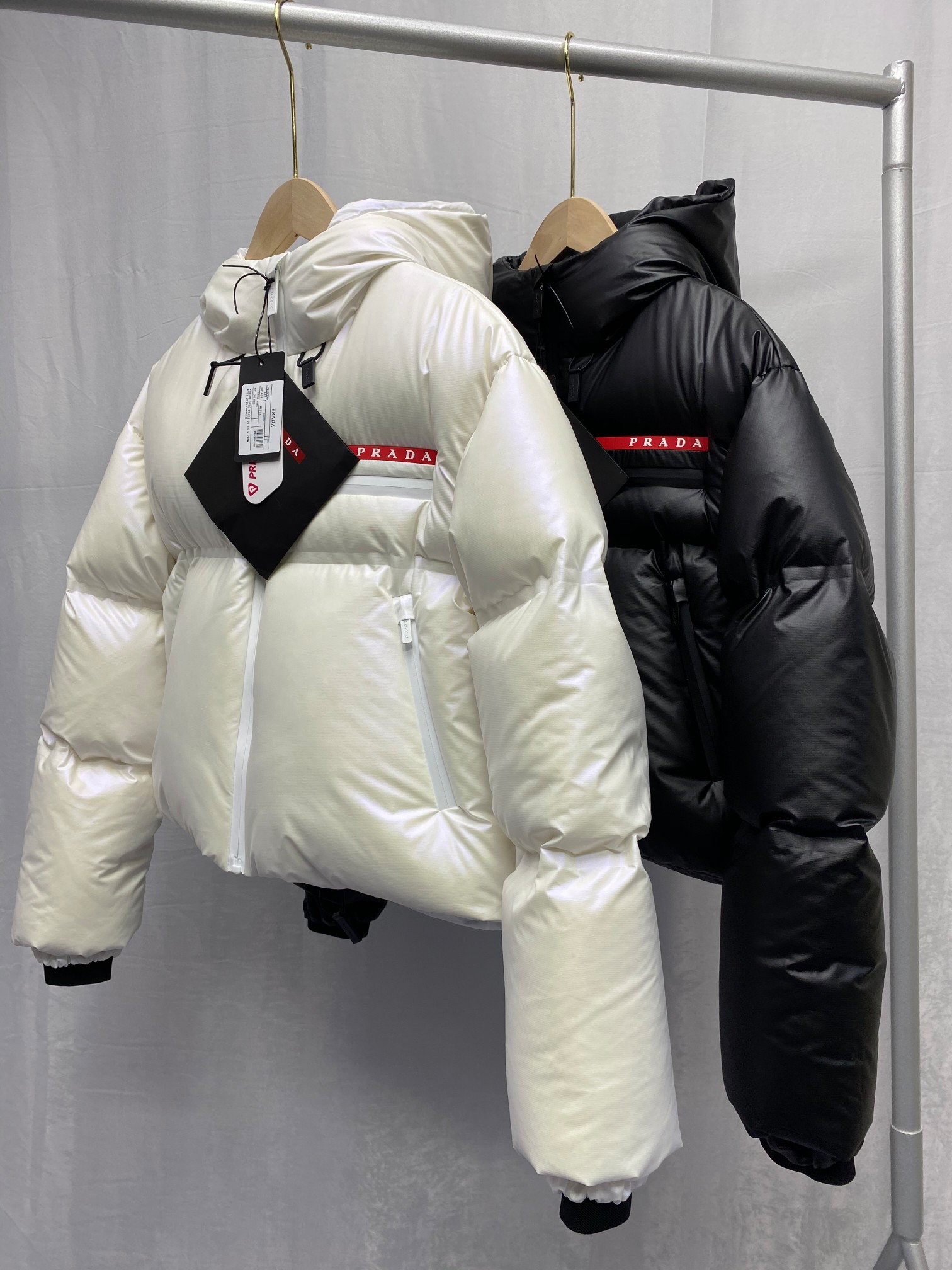 Prada Light Nylon Hooded Puffer Jacket - EUR FASHION