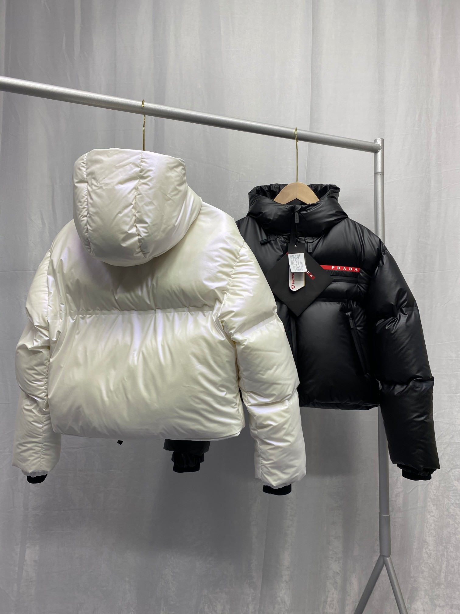 Prada Light Nylon Hooded Puffer Jacket - EUR FASHION